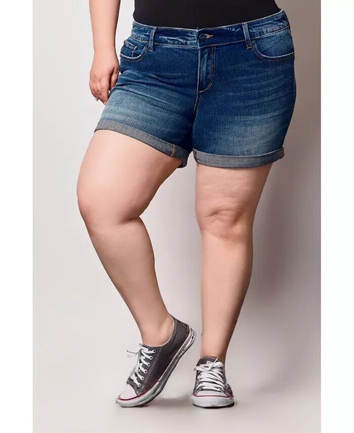 

Джинсовые шорты больших размеров SLINK Jeans, красный