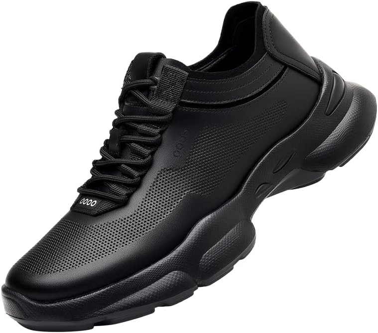 

Кроссовки для мужчин, шнуровка, уличная повседневная и спортивная обувь, противоскользящие, для прогулок и трекинга Sfxlucart, черный