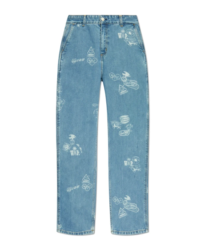 

Прямые джинсы Carhartt Wip, синий