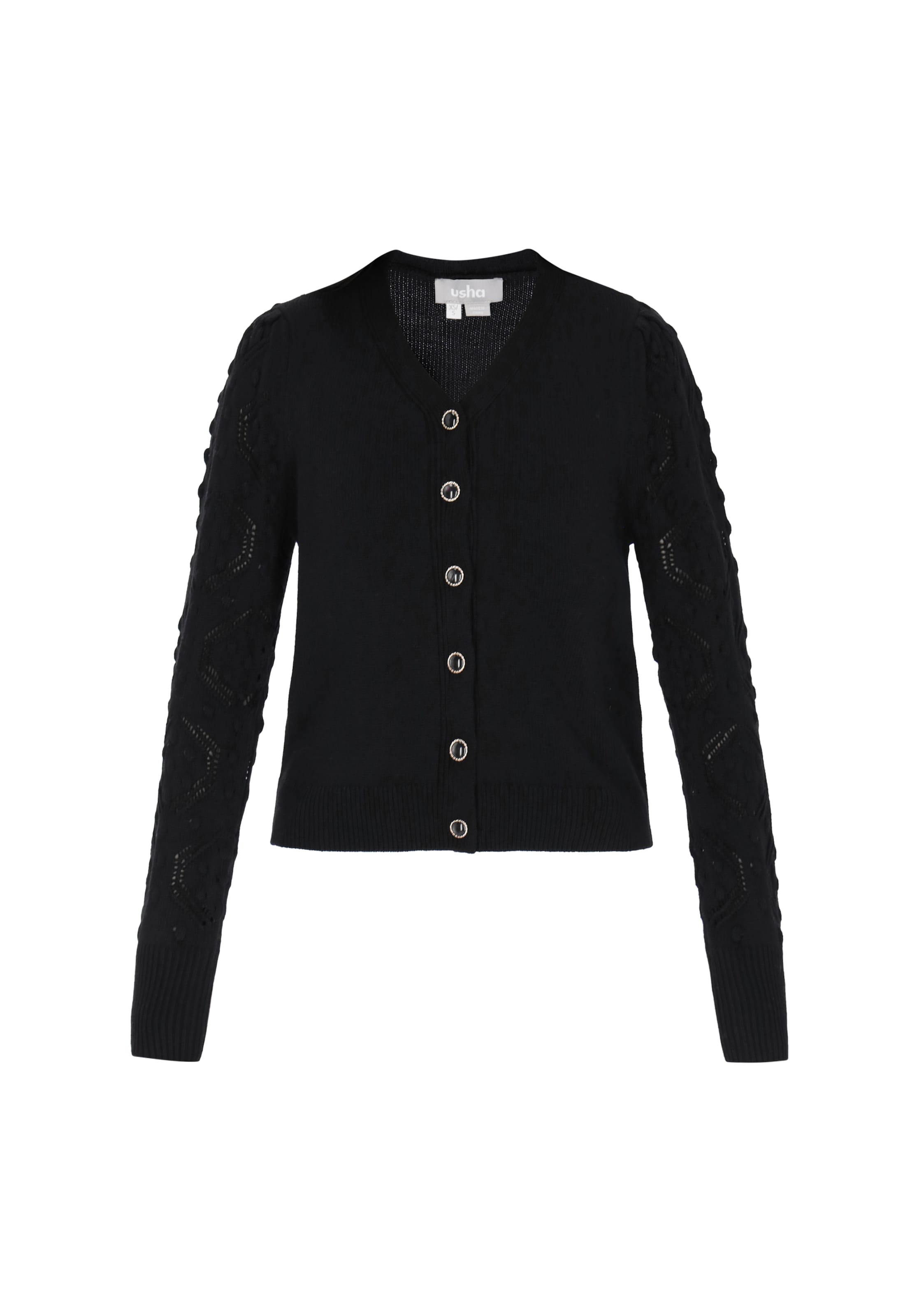 

Usha Вязаный кардиган в черном цвете