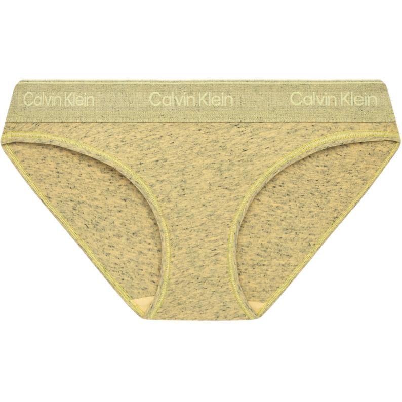 Женские трусы 1 упаковка Calvin Klein, светло-желтый — фото 3