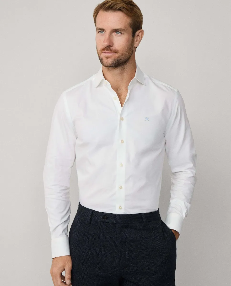 

Рубашка HACKETT фактурная ESS Hackett, белый