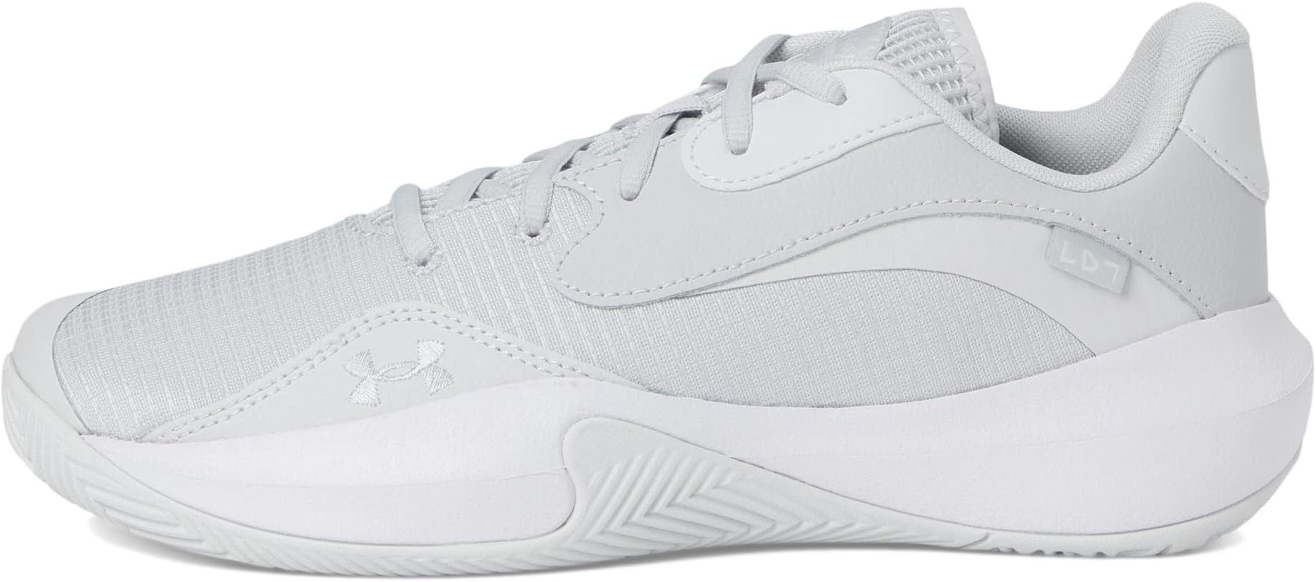 Кроссовки Under Armour Lockdown 7 Low, цвет Halo Gray/Distant Gray/Halo Gray — фото 4