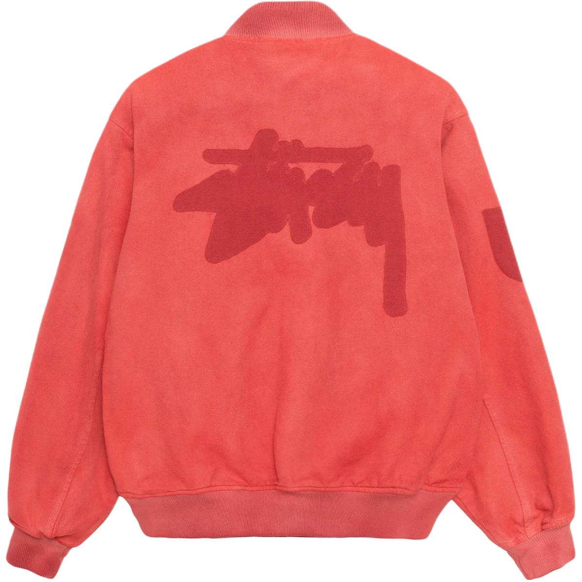 Куртка Stussy Ghost Logo Canvas, красный — фото 2