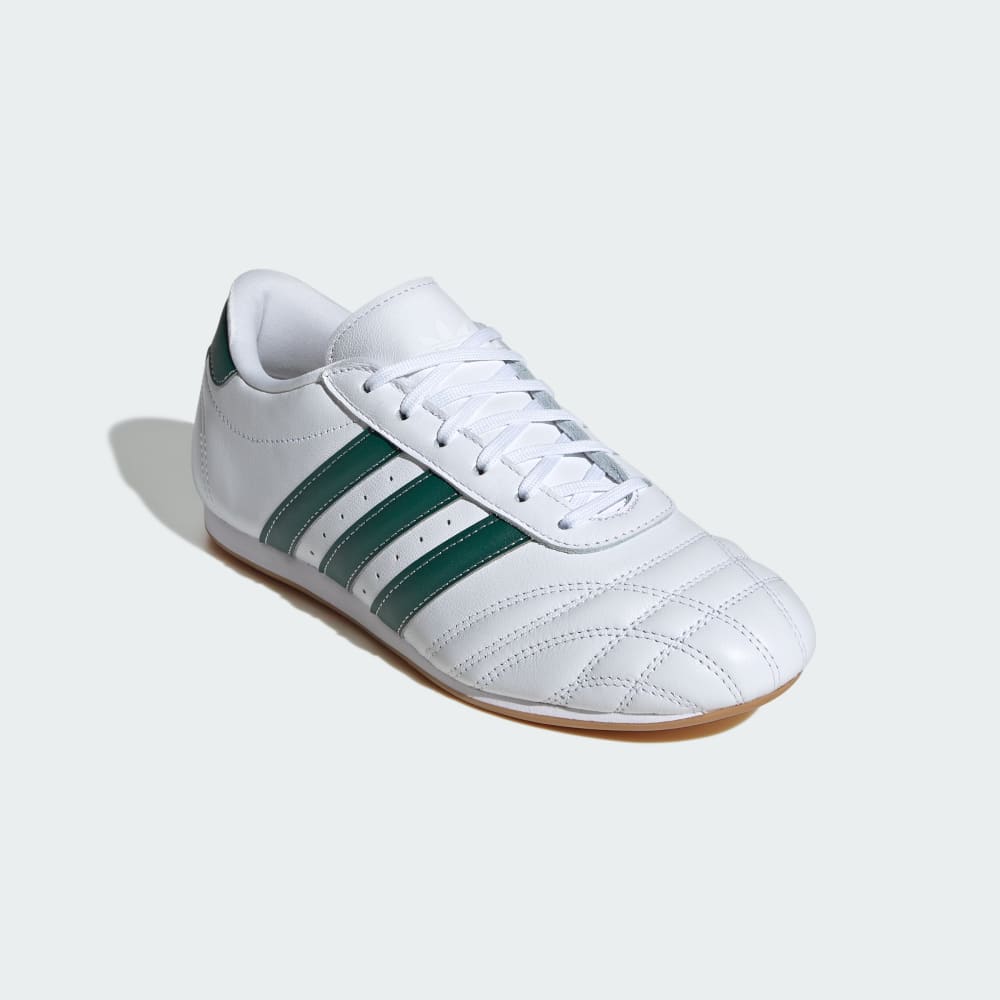 Кроссовки Adidas Taekwondo Lace Shoes, цвет Cloud White/Collegiate Green/Gum — фото 4