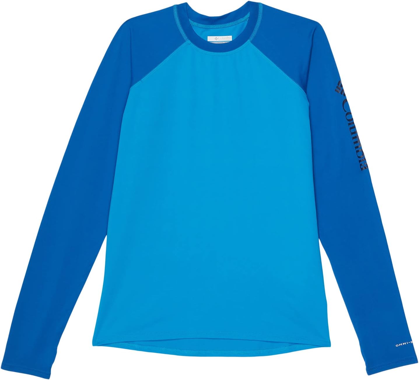 

Лонгслив Columbia Kids Sandy Shores Long Sleeve Sunguard, цвет Compass Blue/Bright Indigo