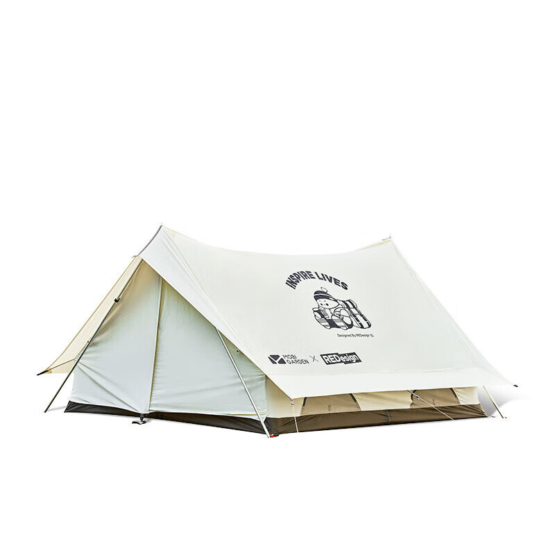 

Mobi Garden NX21561043 совместная модель палатка REDesign для кемпинга, семейного большого пространства, Era 150, цвета слоновой кости