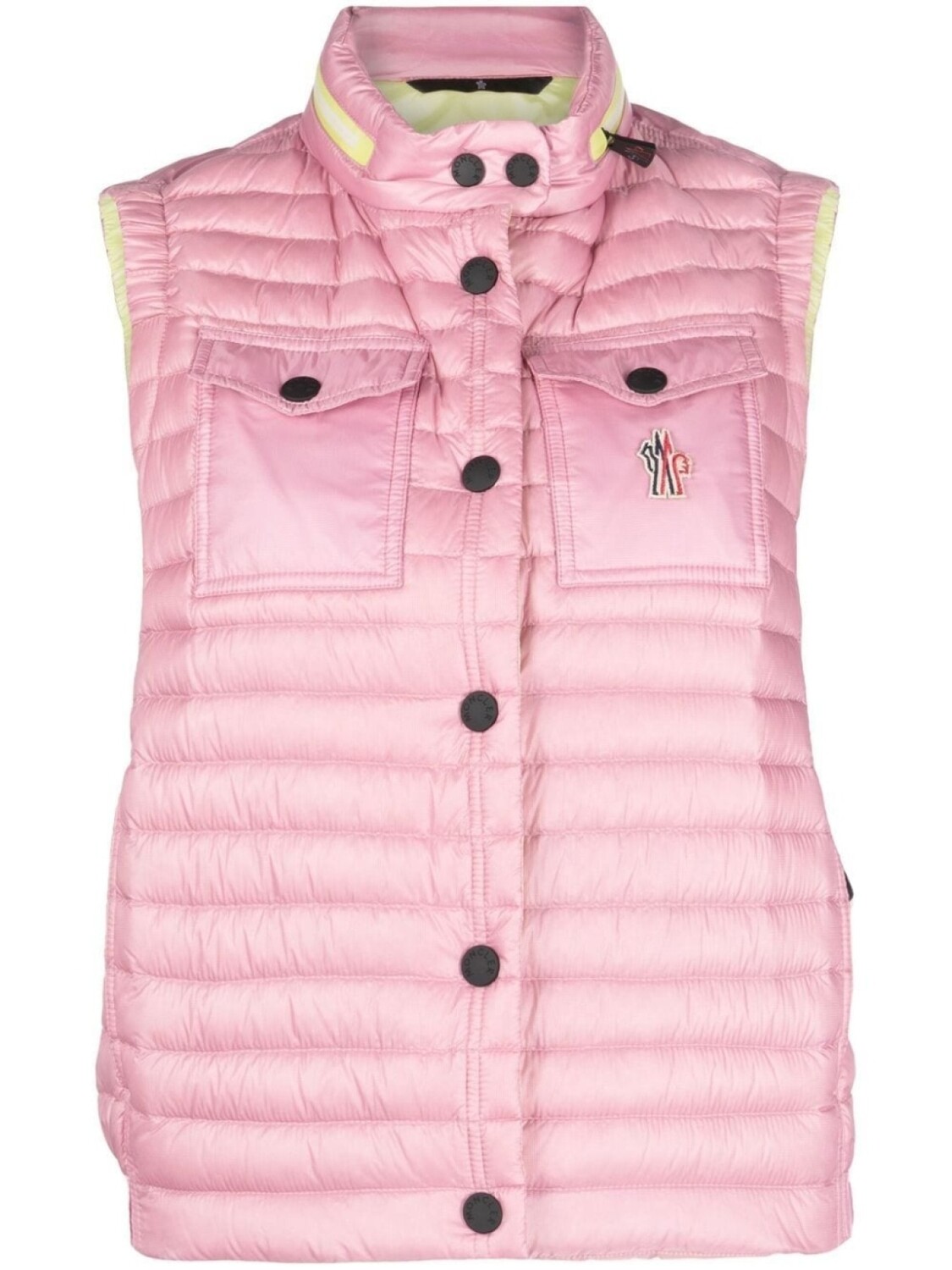 

Moncler Grenoble дутый жилет Gumiane, розовый