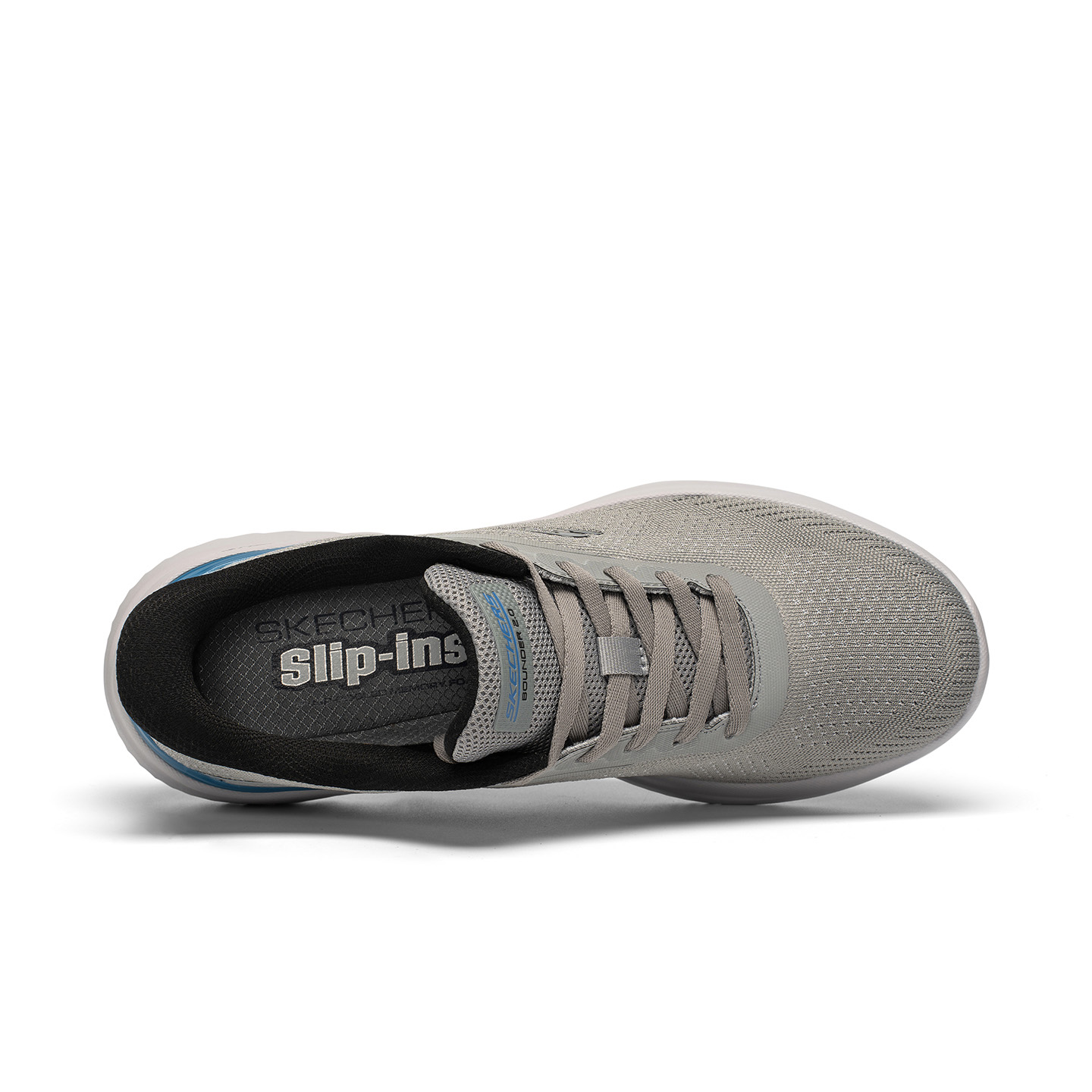 Skechers Слипоны повседневные мужские низкие Blue — фото 4