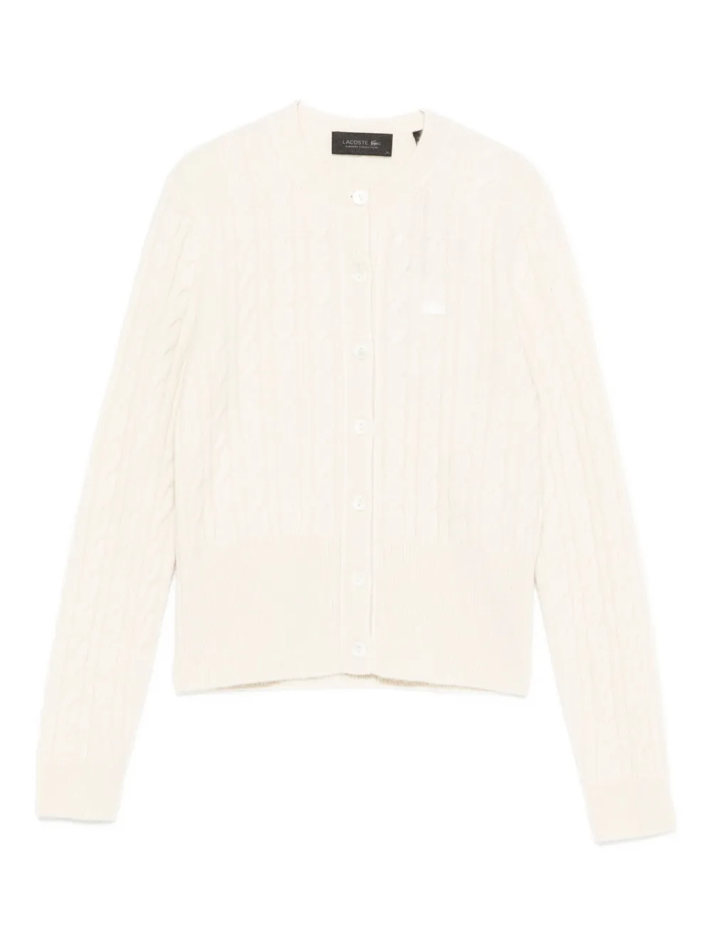 

Кардиган с косами Lacoste, нейтральный