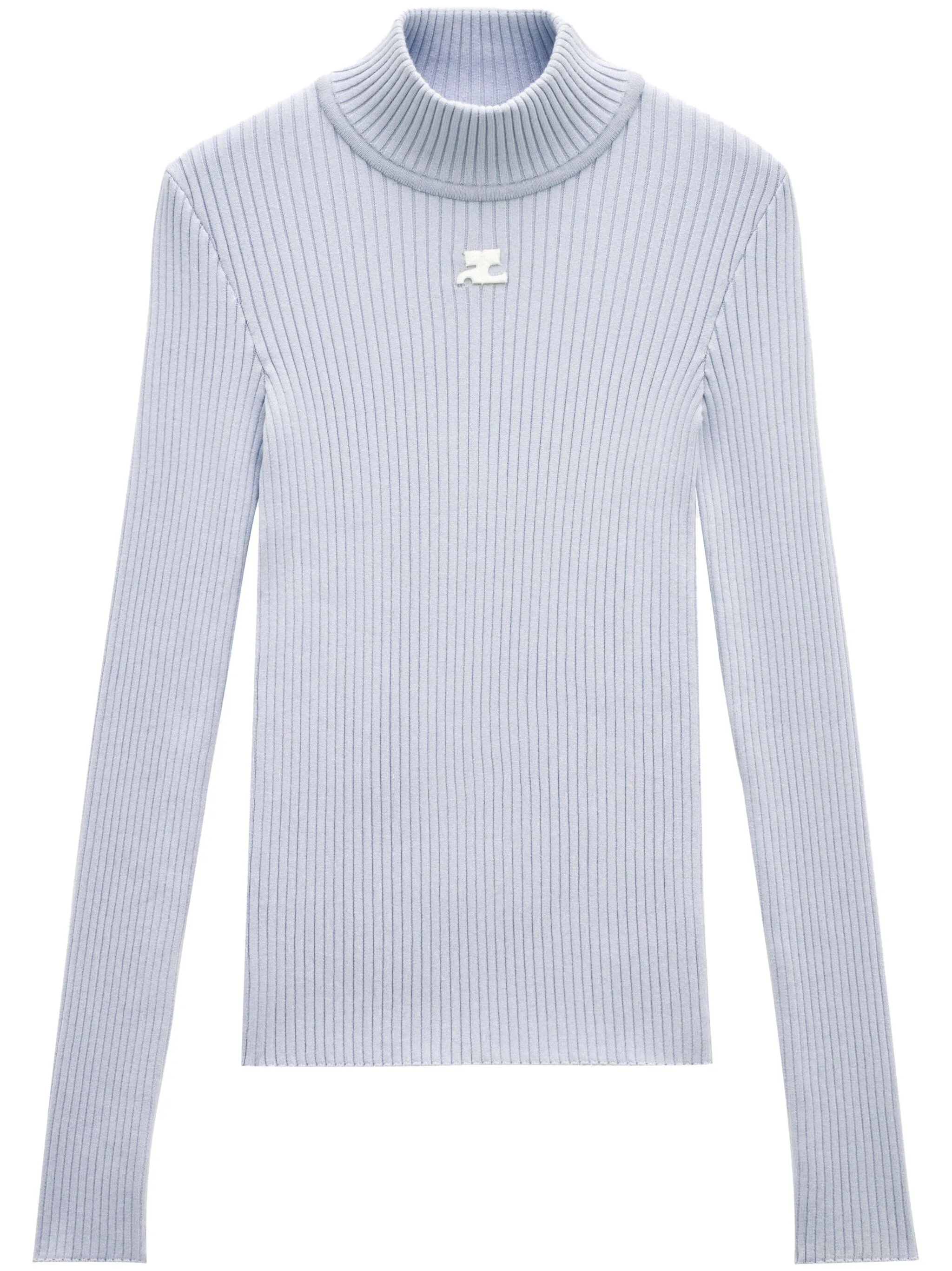 

Джемпер с высоким воротником Courrèges, фиолетовый