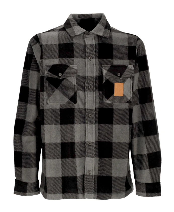 

Флисовая рубашка Woodsman с длинными рукавами Etnies, черный
