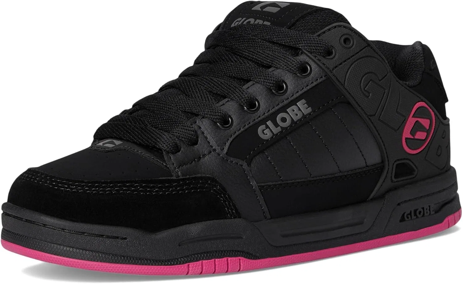Кроссовки для скейтбординга Globe Tilt, пара, Black/Black/Pink