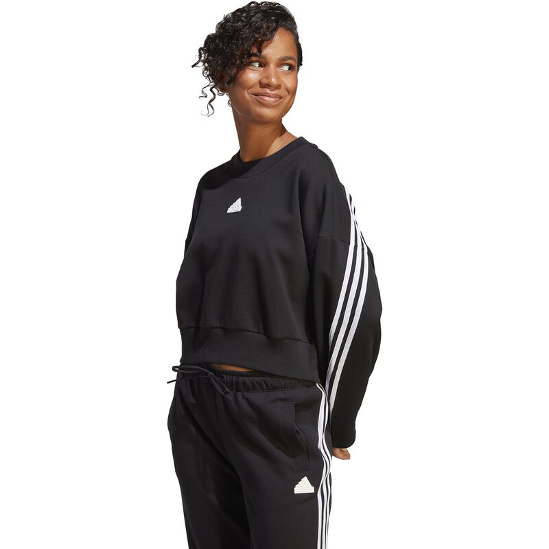 Толстовка Future Icons с тремя полосками Adidas, черный — фото 2