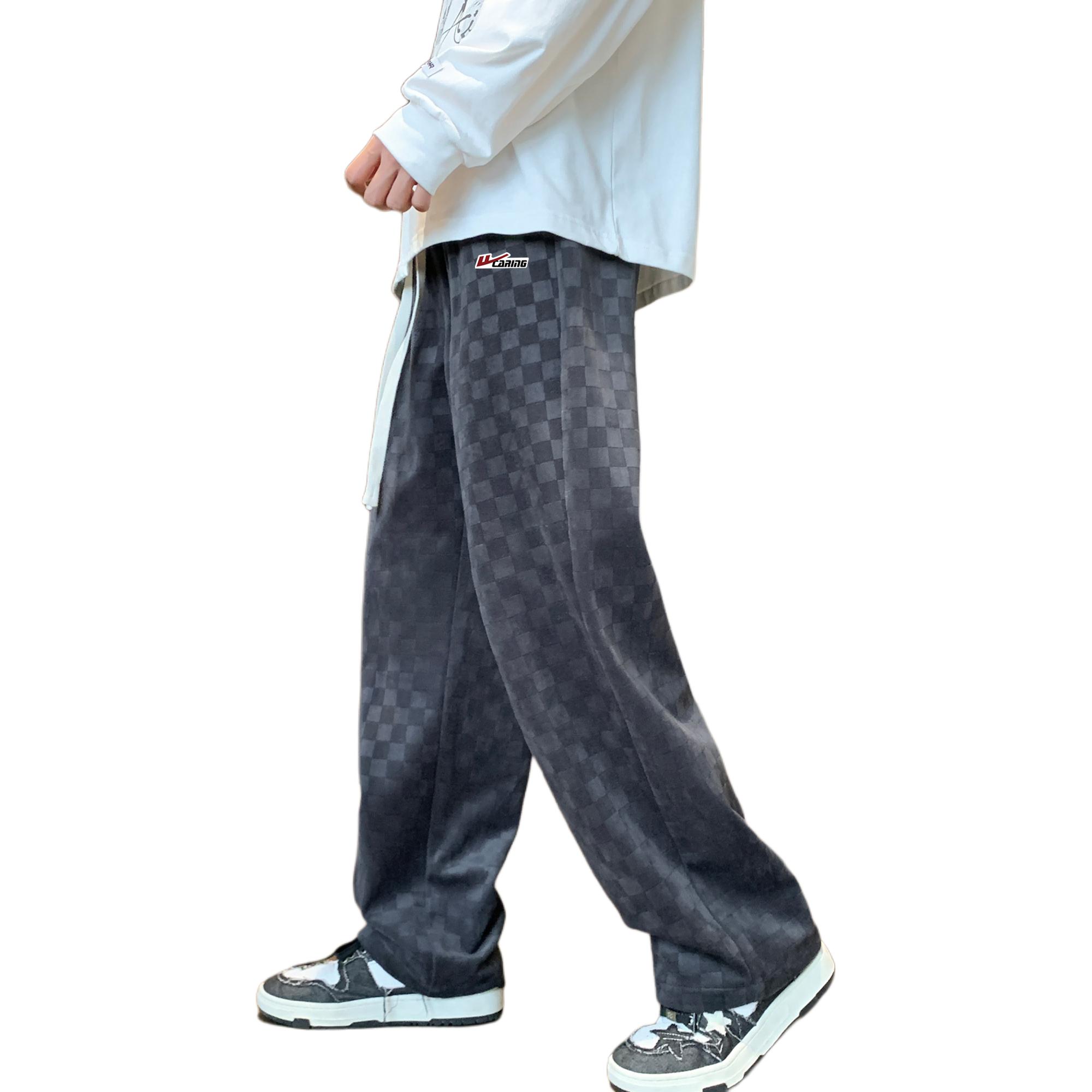 

Хлопковые брюки Unisex утепленные с флисовой подкладкой прямого кроя WARRIOR, темно-серый (regular edition diy badge)