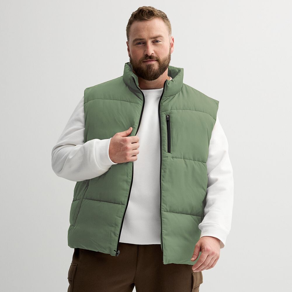 

Утепленный жилет-пуховик Big & Tall Tek Gear, цвет Olive Meadow