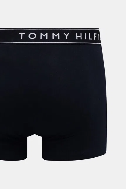 Комплект трусов Tommy Hilfiger Essential Logo Waistband, 3 предмета, черный — фото 3
