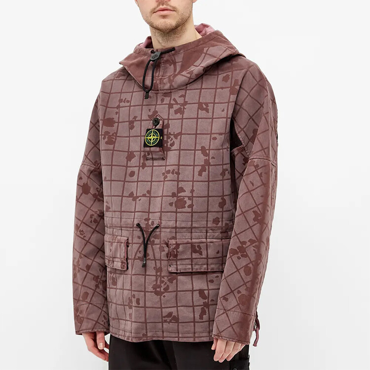 Куртка мужская светло-фиолетовая Stone Island, светло-фиолетовый — фото 3