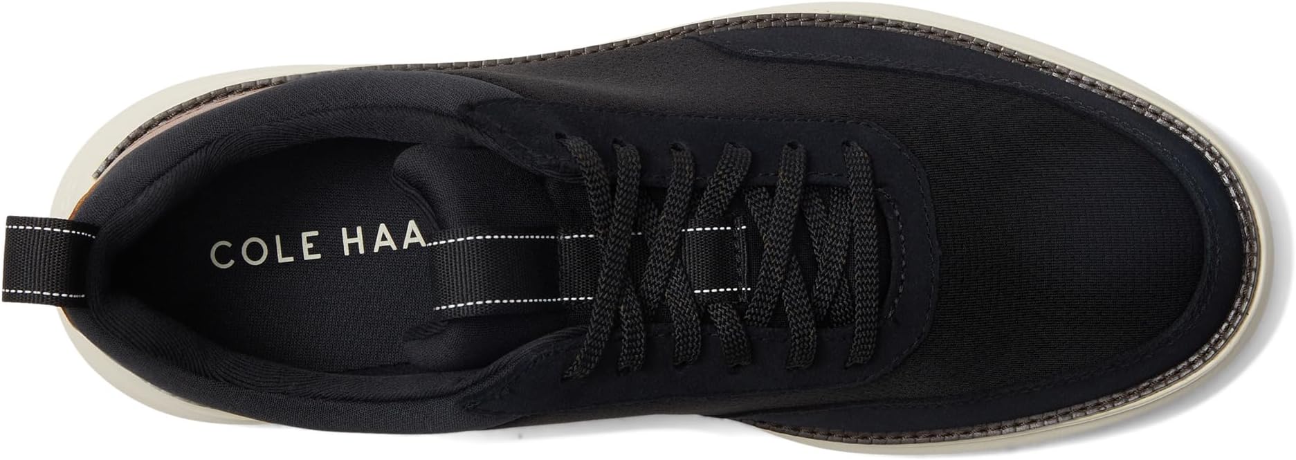 Кроссовки Cole Haan Men's Grand Remix Sneakers, Black/British Tan/Ivory — фото 2