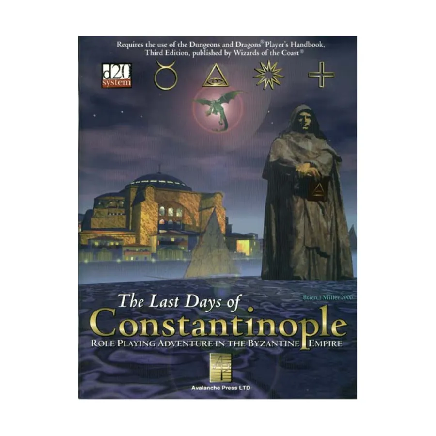 

Модуль Last Days of Constantinople, Historical Supplements (d20)