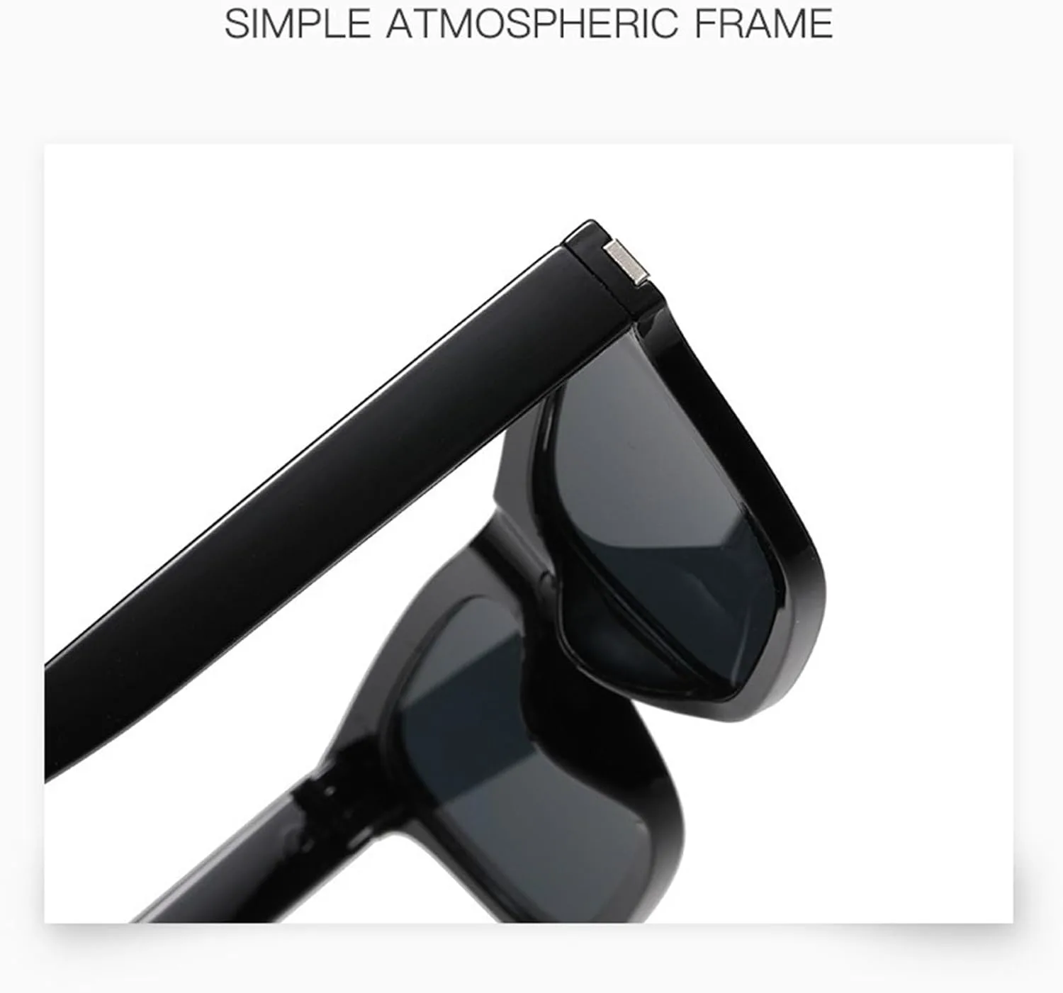 

Мужские солнцезащитные очки для активного отдыха в маленькой оправе, спортивные очки для вождения, женские декоративные солнцезащитные очки Generic, Clear