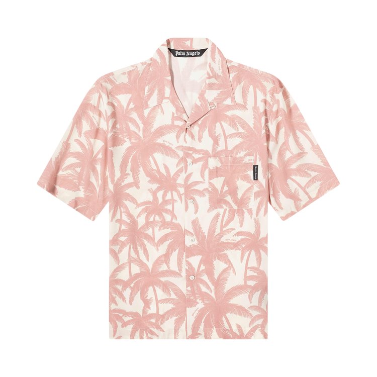 

Рубашка Palm Angels Palms All Over Shirt, кремовый