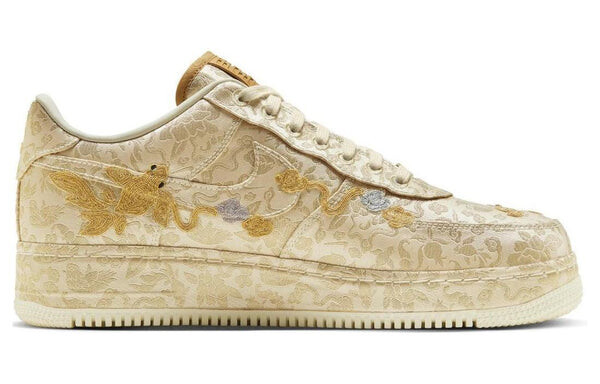 Кроссовки air force 1 low '07 'year of the dragon 2024' Nike, золотой — фото 3