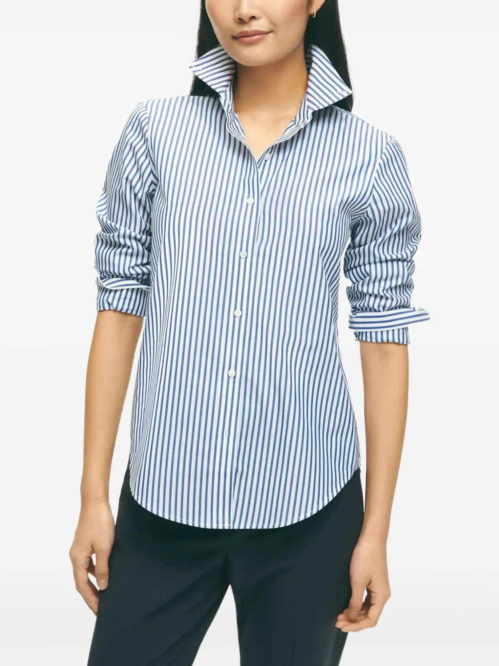 

Рубашка в полоску Brooks Brothers, синий