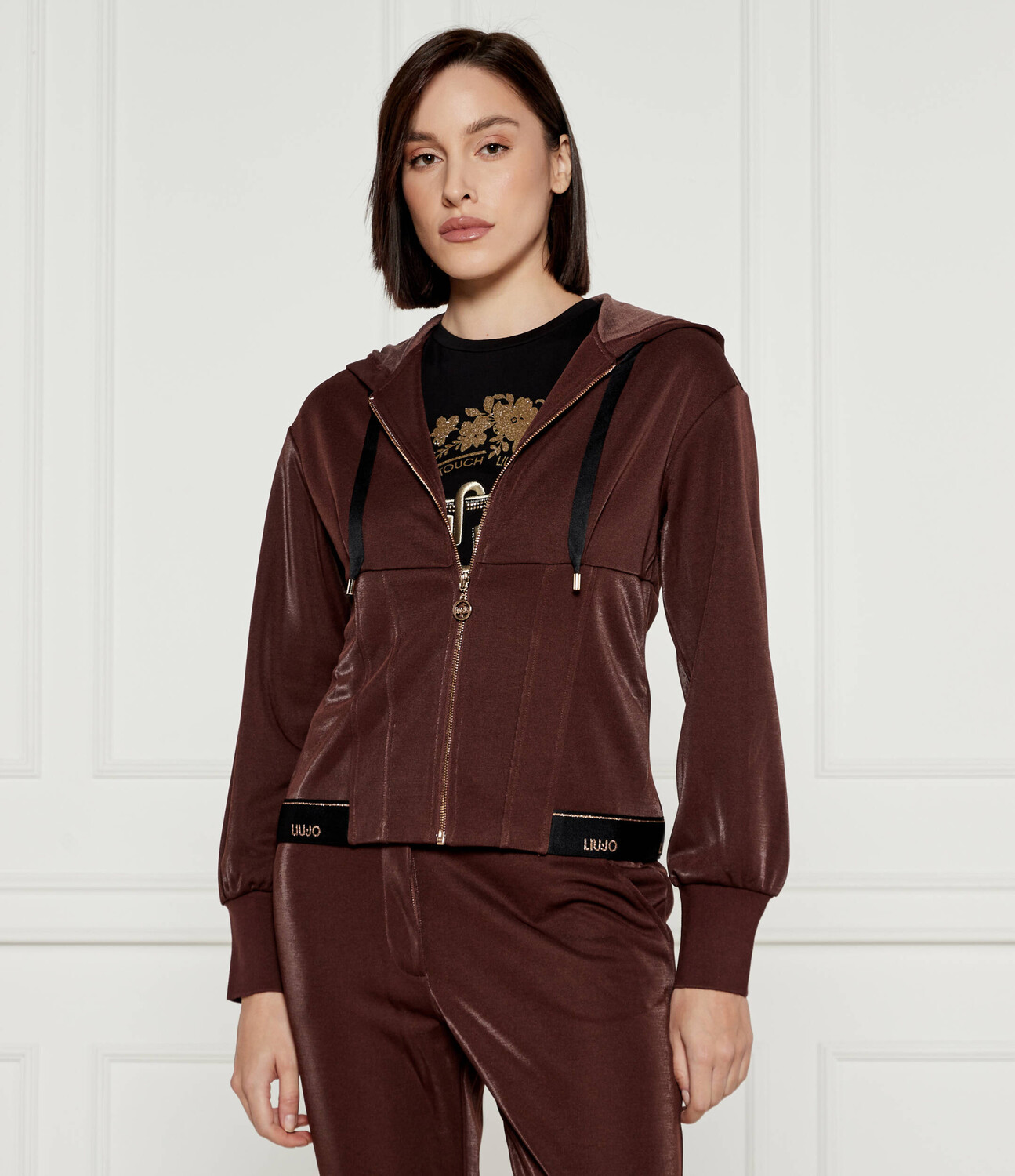 

Толстовка Liu Jo Sport Regular Fit, бордо