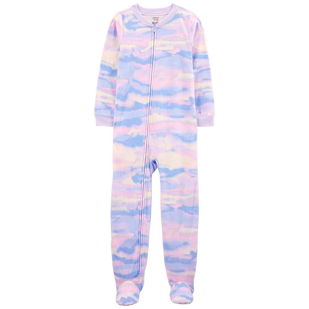 

Пижамы Carter's на флисовой ножке для девочек 4–14 лет, цвет Tie Dye