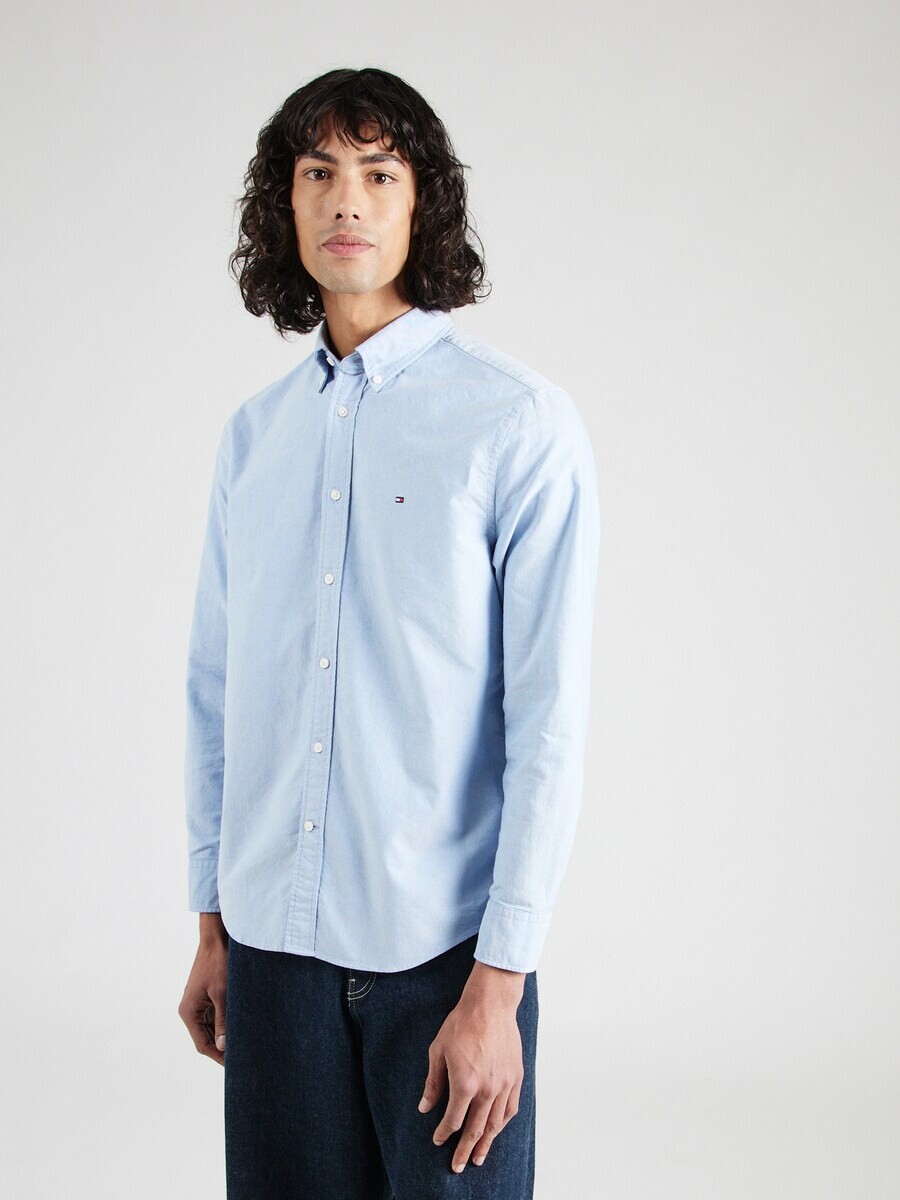 Повседневная рубашка TOMMY HILFIGER Regular fit Button Up Shirt HERITAGE, пастельный синий — фото 2