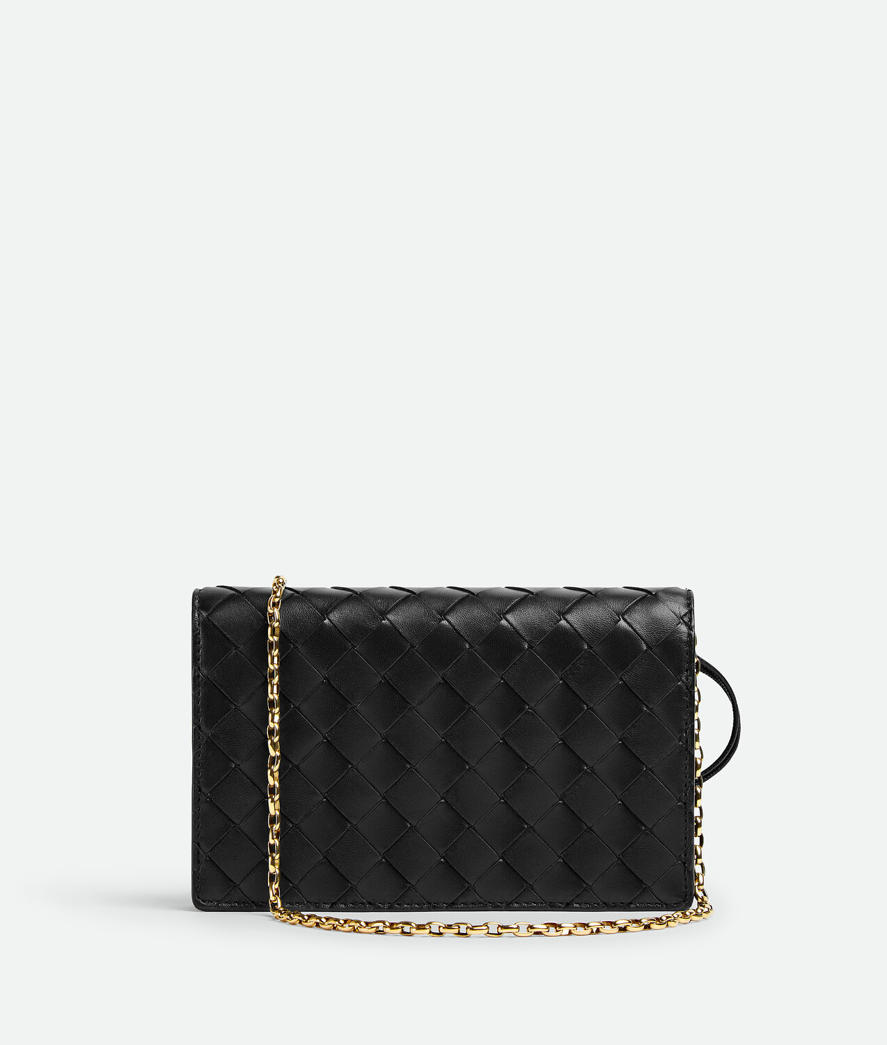 Andiamo wallet on chain BOTTEGA VENETA, черный — фото 4