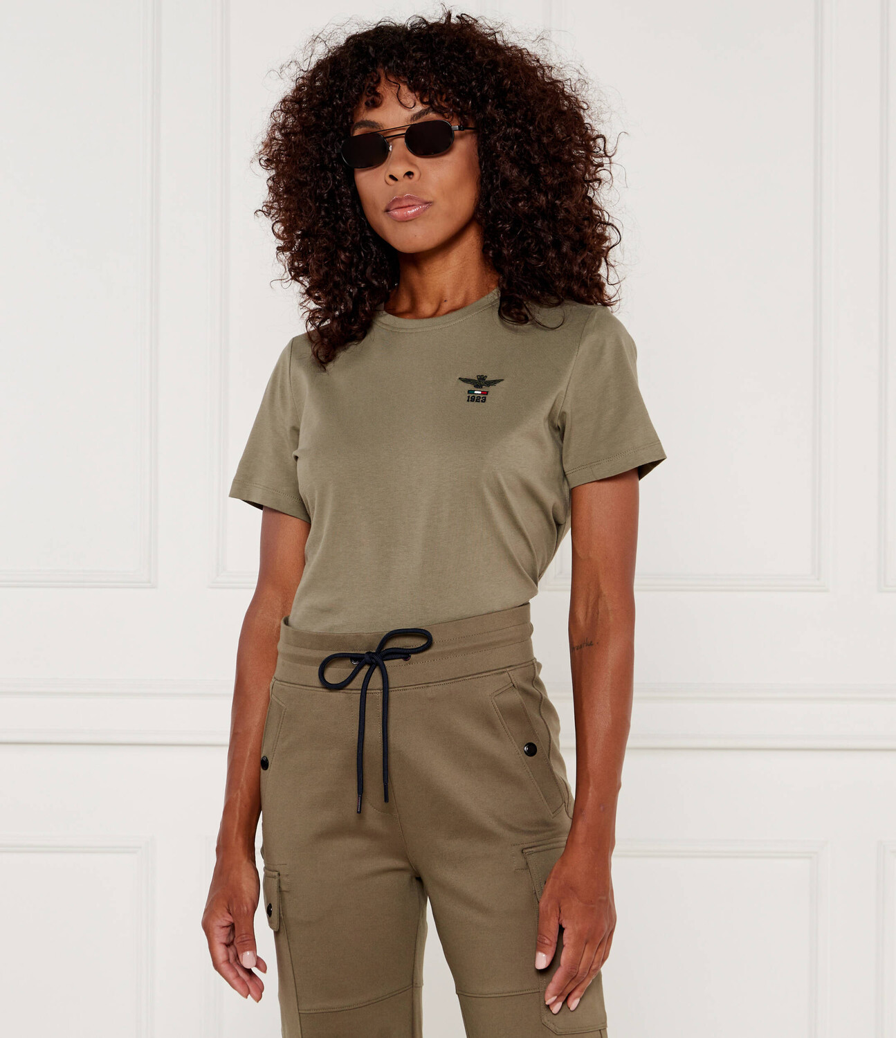 

Футболка Aeronautica Militare Regular Fit, цвет cachi
