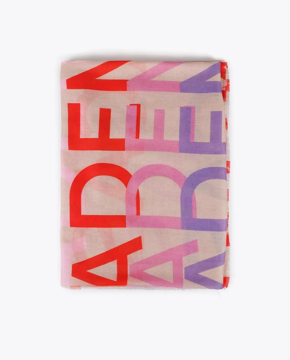 

Женский шарф с логотипом Lola Casademunt, многоцветный