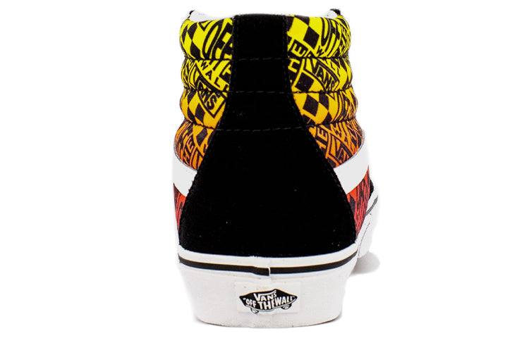 Кеды Vans SK8-HI 'Logo Flame', черный — фото 3