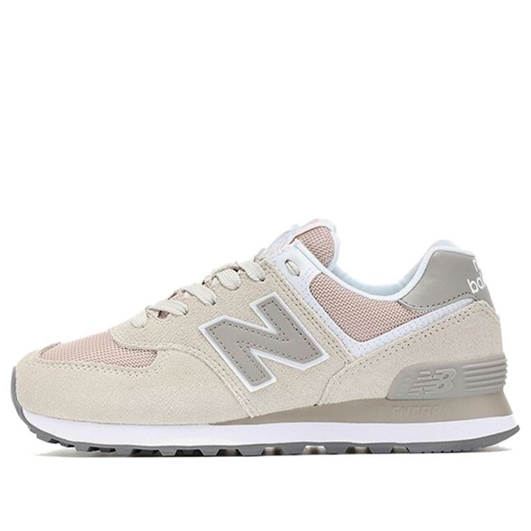 Беговые кроссовки (WMNS) New Balance 574 'Beige Grey White', кремовый
