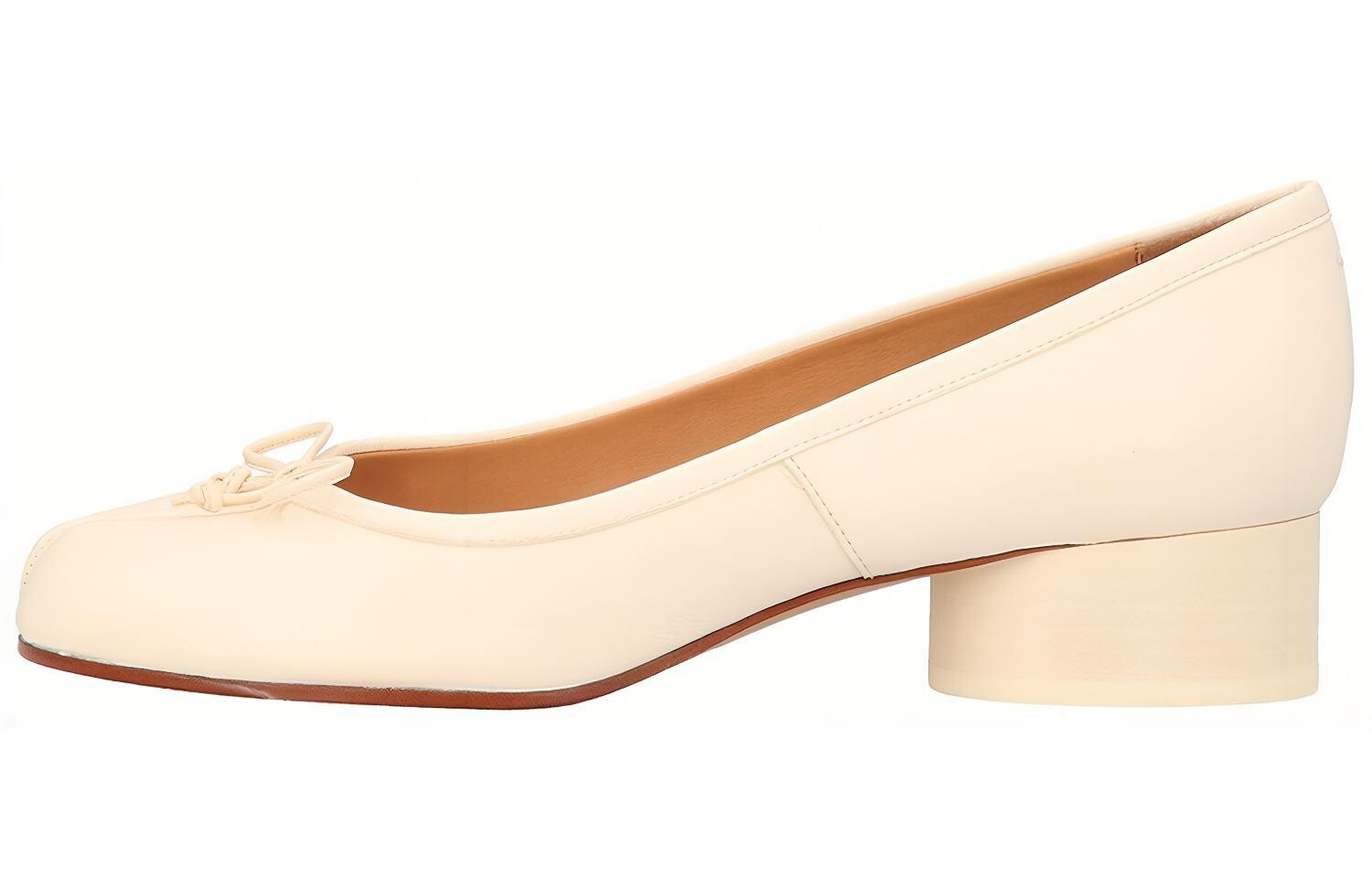

Туфли Tabi High Heels женские бежевые Maison Margiela