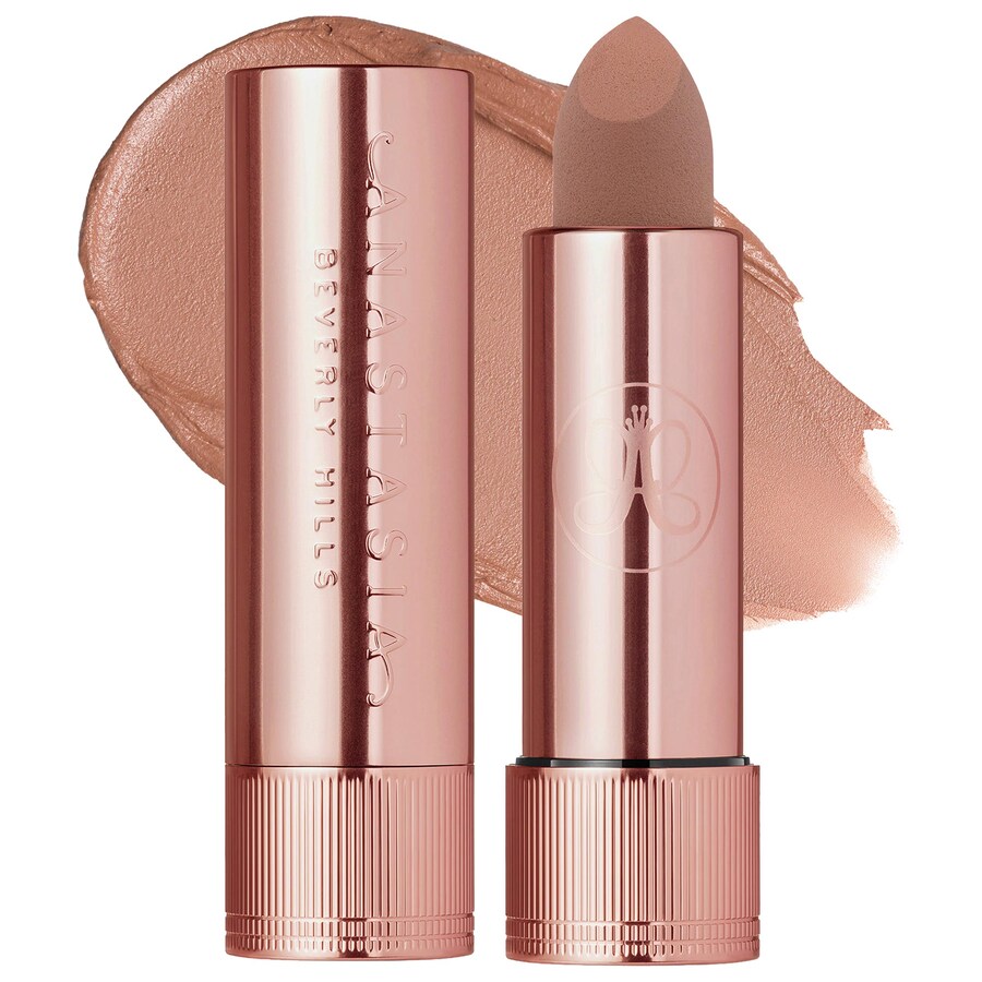 

Матовая и сатиновая бархатная помада с высокой пигментацией Anastasia Beverly Hills, 0.10 oz/3 g, Hazelnut