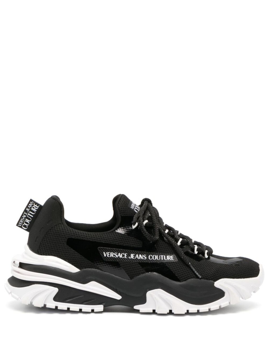 

Versace Jeans Couture кроссовки со вставками, черный