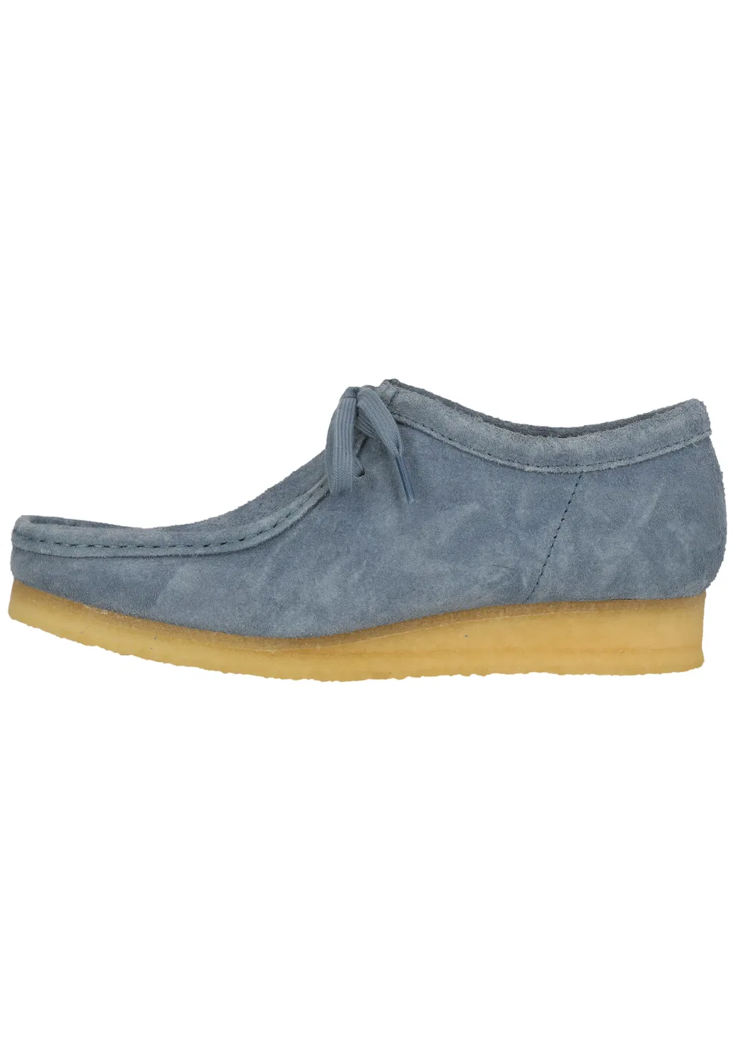 Спортивные туфли на шнуровке Wallabee, Clarks, french blue sde — фото 3