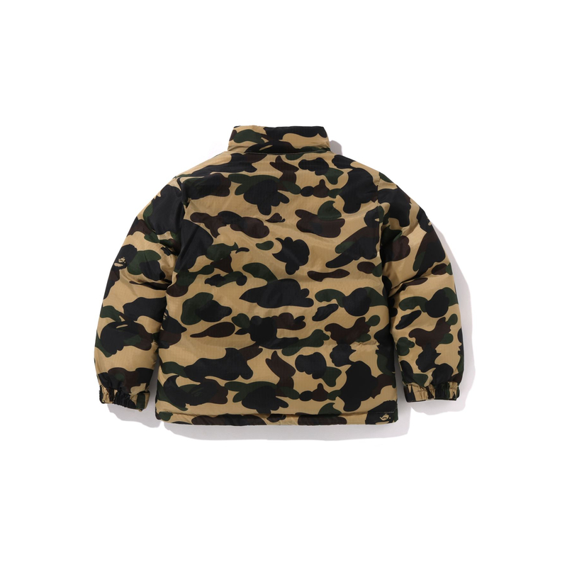 Пуховик fw24 для детей A BATHING APE, желтый — фото 4