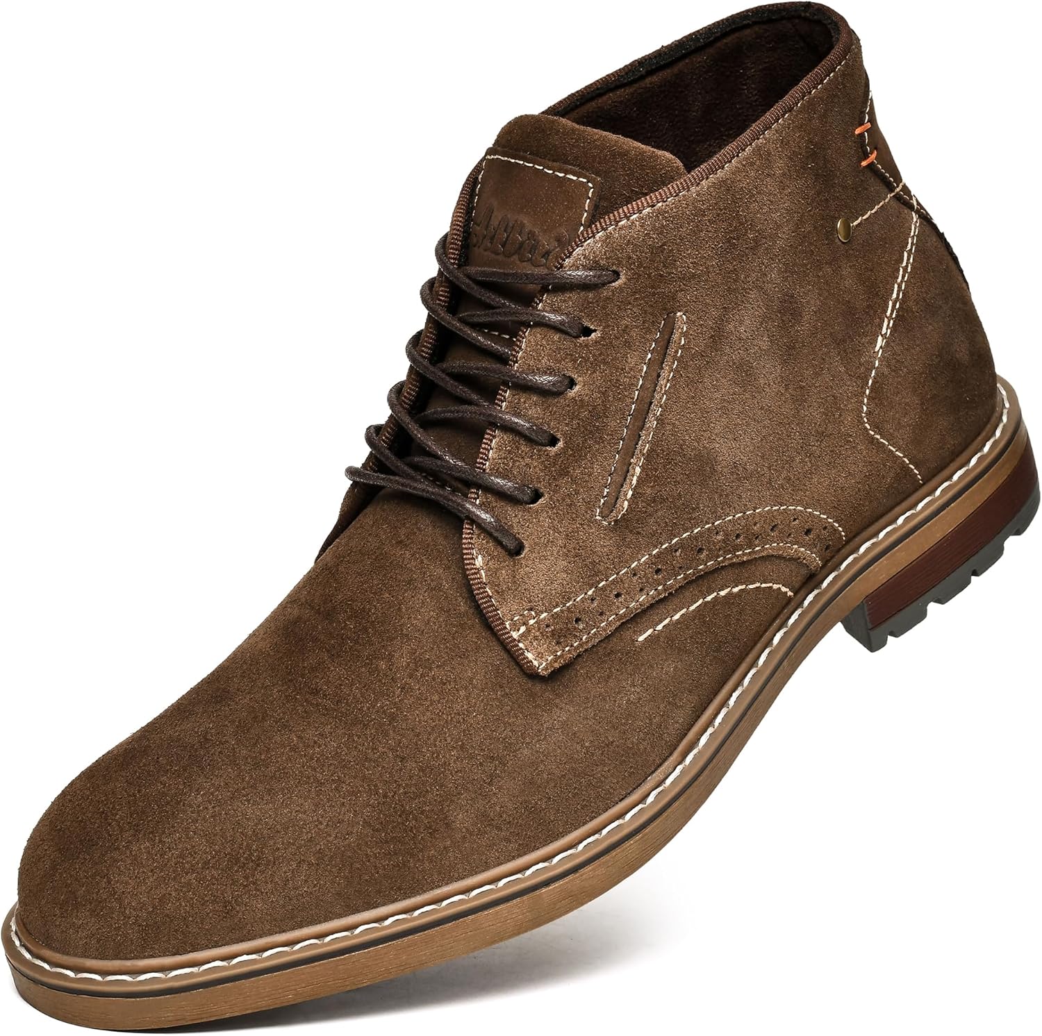 

Ботинки Arkbird Chukka: мода и комфорт, повседневные оксфорды на шнуровке, 18012-suede-coffee
