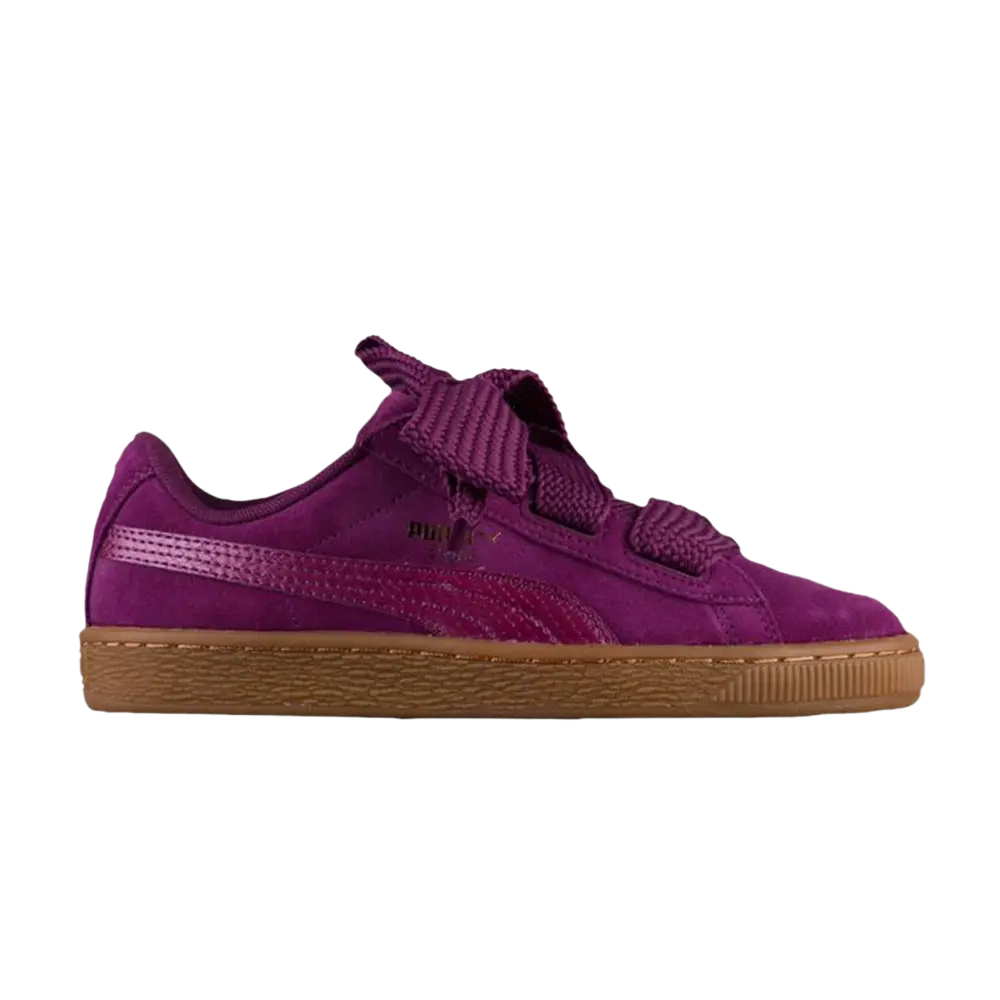 

Кроссовки Suede Heart SNK Jr Puma, фиолетовый