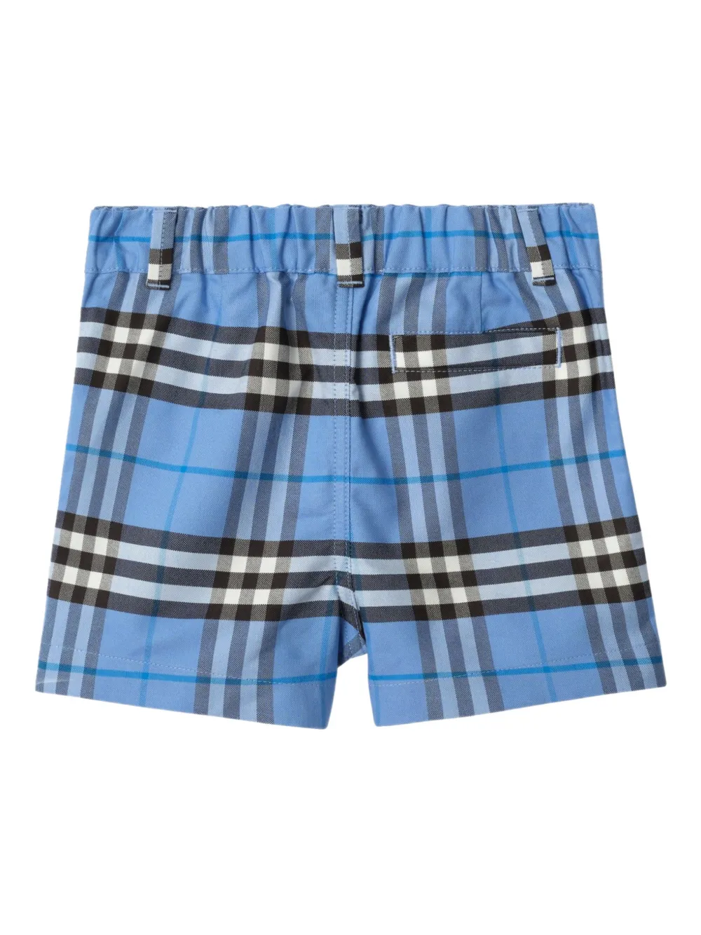 Оксфордские шорты Burberry Kids, синий — фото 2