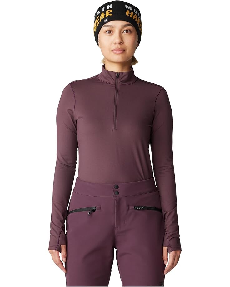 

Свитер Mountain Hardwear Butter Up 1/2 Zip, цвет Blackberry