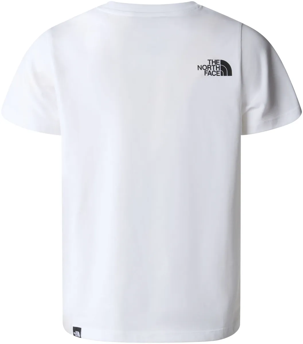 Футболка The North Face "TEEN S/S SIMPLE DOME TEE", белый — фото 2