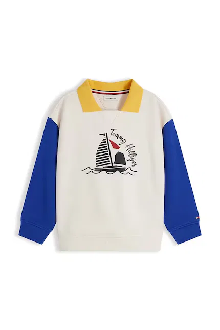 Толстовка с принтом Tommy Hilfiger, белый — фото 2