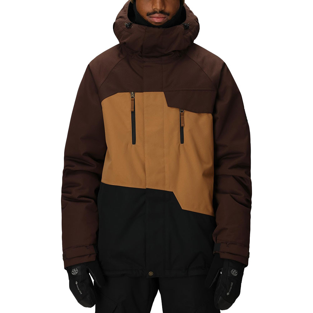 

Куртка для сноуборда 686 Geo Insulated (мужская), Coffee Colorblock