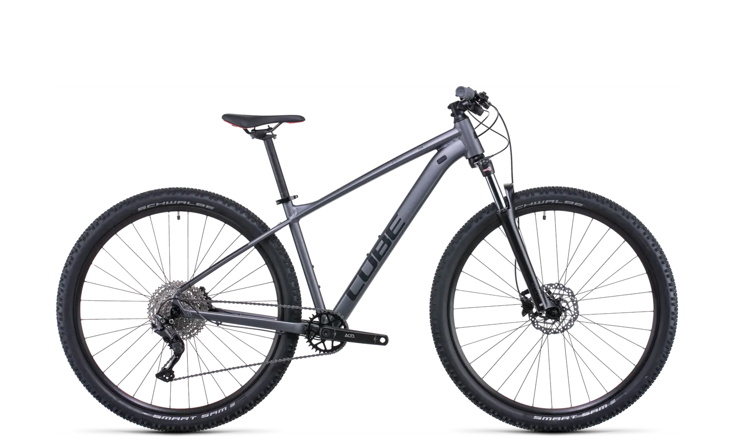 

Велосипед хардтейл Cube Aim EX, grey´n´red