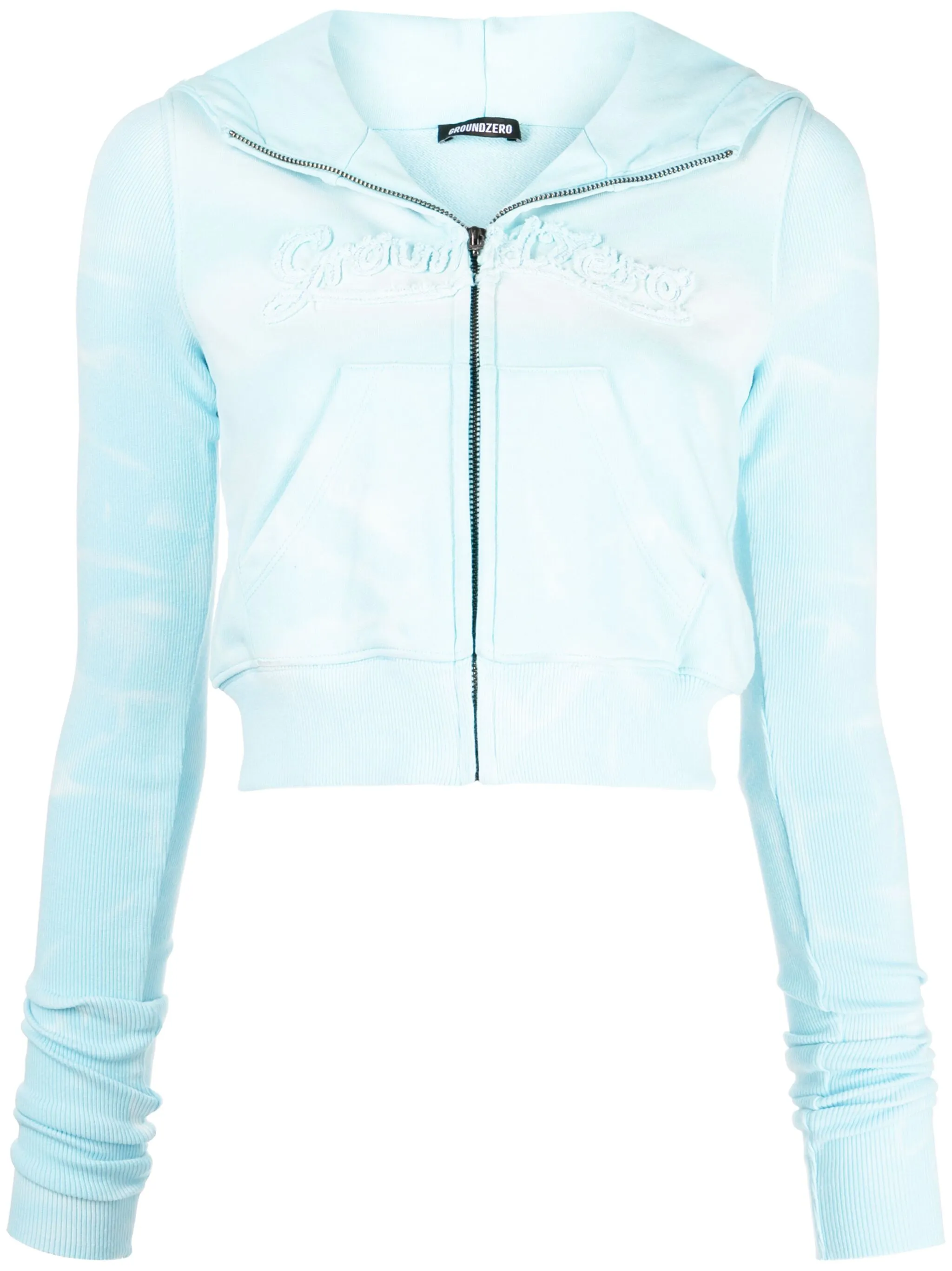 

Галстук-краситель печати хлопок куртка Ground Zero, синий